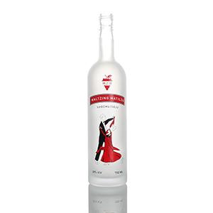  Glass Wine Bottle Customized Logo Printing Spirit Liquor Whisky Vodka Matte Rum Crystal Glass Bottle Wholesale from China Manufacture