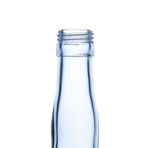 Glass Wine Bottle Red Wine Whisky Vodka Spirit Beer Light Blue Glass Bottle with Metal  Screw Cap