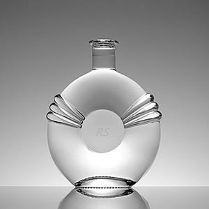 Wholesale Crystal Glass Wine Transparent Bottle for Gin Rum Brandy Spirit Whisky Vodka from Factory Manufacturer 