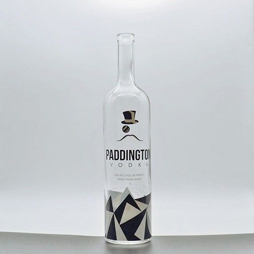 Wholesale Glass Wine Bottle with Personalized Logo for Vodka from China Manufacturer 