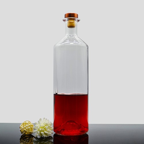 Wholesale Glass Wine Clear Bottle for Gin Rum Brandy Spirit Whisky Vodka from China Manufacturer  