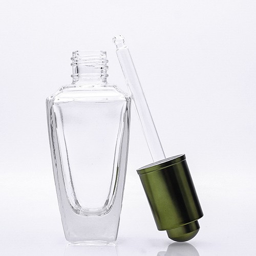 Hot Sale Glass Dropper Bottle Essential Oil Empty Clear Glass jar with Glass Pipette Wholesale in China Factory New Design