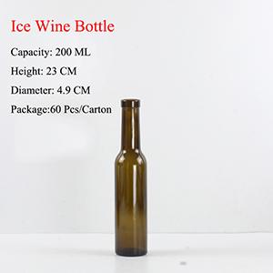 Ice Wine Amber Bottle in Stock from Manufacturer
