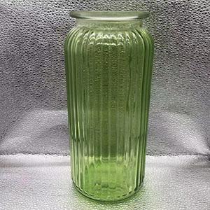 Light Green Roma Shape Glass Vase for Flower