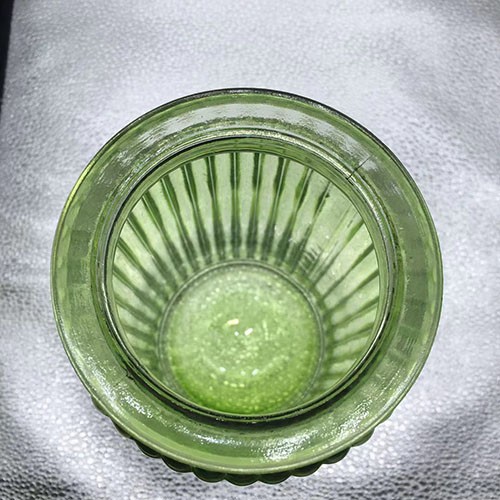 Light Green Roma Shape Glass Vase for Flower