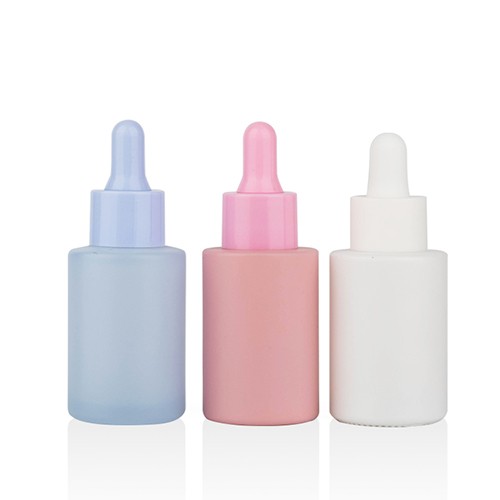 Matte Colorful Dropper Glass Jar for Cosmetic