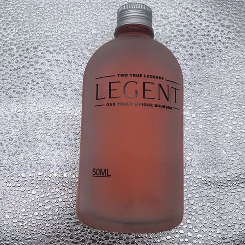 10 OZ Matte Cylinder Beverage Glass Bottle for Customization Logo