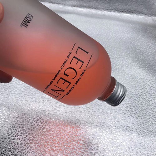 10 OZ Matte Cylinder Beverage Glass Bottle for Customization Logo