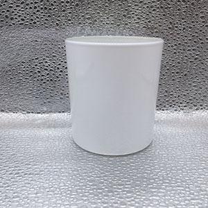 Wholesale 200 ML Matte Frosted White Empty Glass Jar for Candle Holder