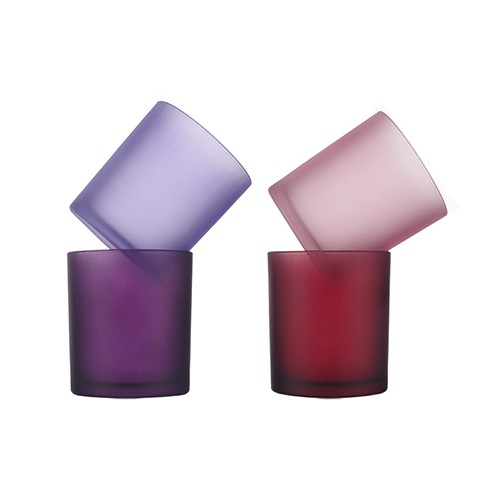 Matte Tumbler Glass Wax Colorful Cup 