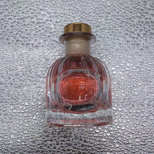 45 ML Mini Clear Roma Shape Glass Aromatherapy  With Lid