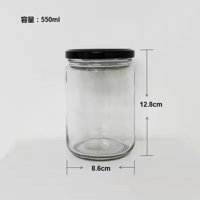 Nine Sizes Glass Jar for Sauce Jam Honey Pickle  