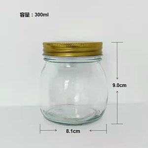 Seven Sizes Glass Jar for Pickle Sauce Honey with Screw Cap