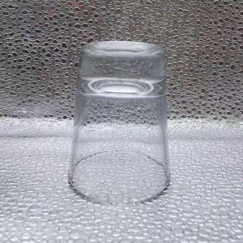 V Shape Mini Clear Liquor Wine Glass Cup with Thicken Bottom