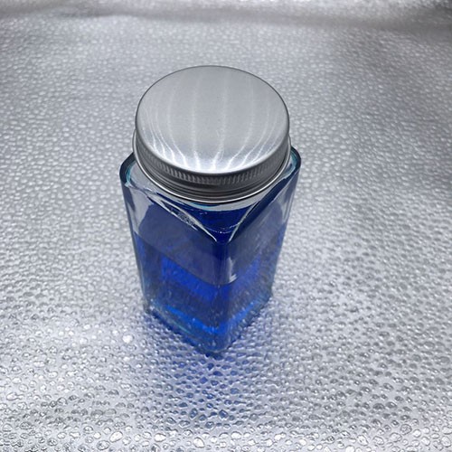 Top Quality Wholesale 110 ML Salt Pepper Spices Glass Container with Silver Aluminum Cap