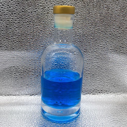 Factory Wholesale 200 ML Transparent Empty Vodka Wine Glass Bottle with Cork 