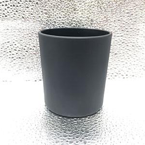 Factory Wholesale 210 ML Dark Black Matte Empty Glass Container