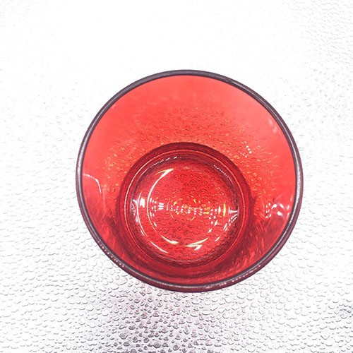 Factory Wholesale 300 ML Red Clear Empty Glass Container