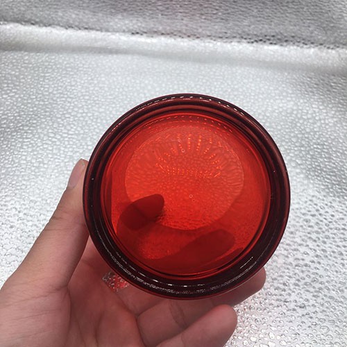Factory Wholesale 300 ML Red Clear Empty Glass Container