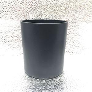 Factory Wholesale 315 ML Dark Black Matte Empty Glass Cup