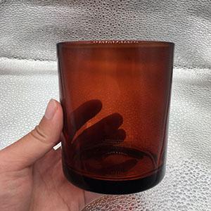 Factory Wholesale 440 ML Amber Clear Empty Glass Container