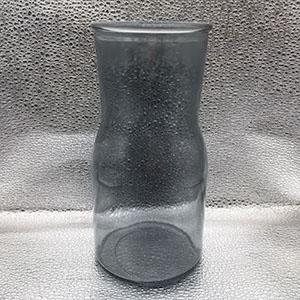 Factory Wholesale 850 ML Grey Glass Vase for Room Decoration