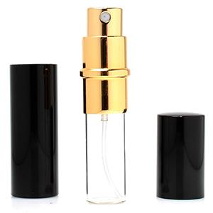 Wholesale Empty Aluminum Alloy Cover Body Atomizer Glass Perfume Jar for Cosmestic