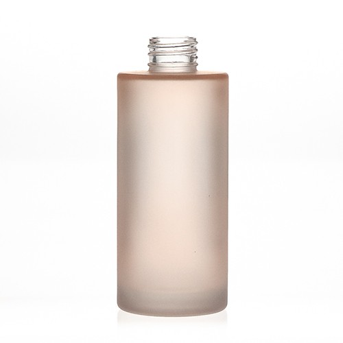 Wholesale Appealing Glass Aromatherapy Diffuser Bottle for Fragrance Matte Pink Cylinder Jar Buy Cheap Price in Bulk