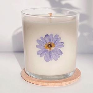 Wholesale Appealing Glass Candle Jar Personalized with Logo and Wood Lid for Scented Soy Wax 