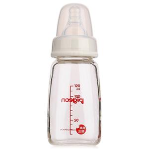 Wholesale Baby Glass Milk Bottle with Silicone Nipple for Feeding Buy Cheap in Bulk 