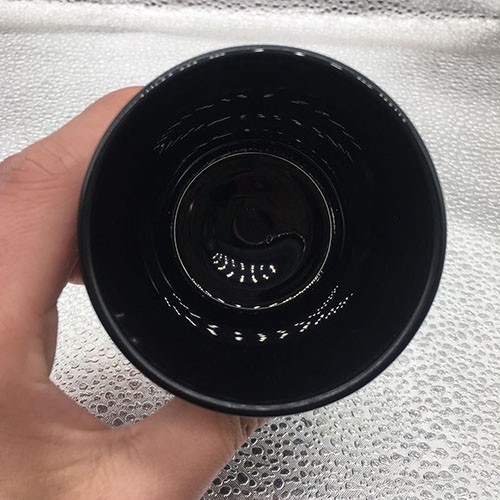 200 ML Wholesale Black Glass Candle Holder with Bamboo Lid