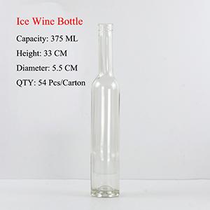 Wholesale Clear Ice Wine Glass Bottle