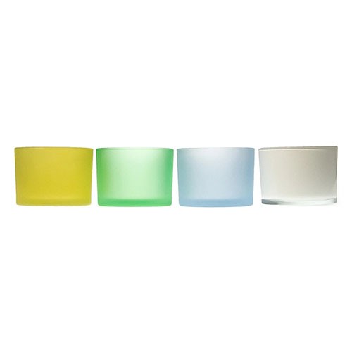 Wholesale 17oz Color Empty Glass Candle Holder for Christmas Thanksgiving Day