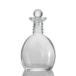 Wholesale Factory Cheap Price Glass Diffuser Aromatherapy Bottle Oval Bottom Clear Empty Glass Jar from China Supplier 