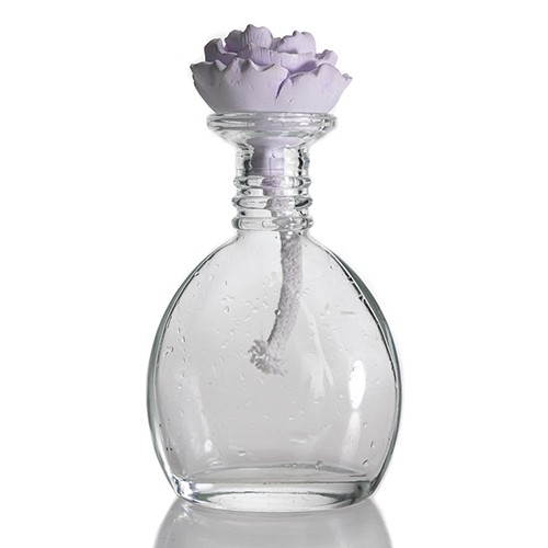 Wholesale Factory Cheap Price Glass Diffuser Aromatherapy Bottle Oval Bottom Clear Empty Glass Jar from China Supplier 