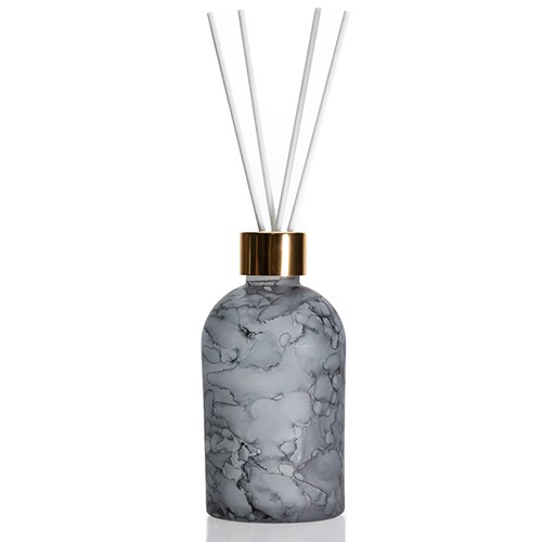 Wholesale Glass Aromatherapy Diffuser Bottle Marble Like Sparying Jar from Factory Manufacture