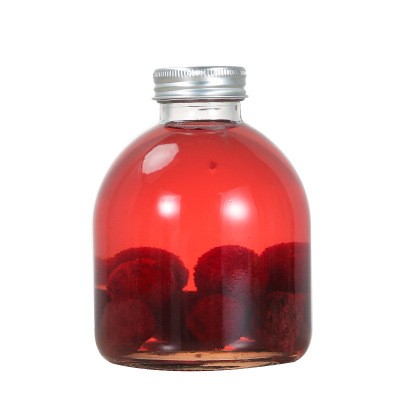 Wholesale Glass Beverage Bottle Buy Cheap in Bulk Empty Glass Jar for Fruit Wine Juice