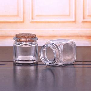 Wholesale Glass Beverage Bottle Buy Cheap in Bulk for Pudding Jar with Natural Wood Cork