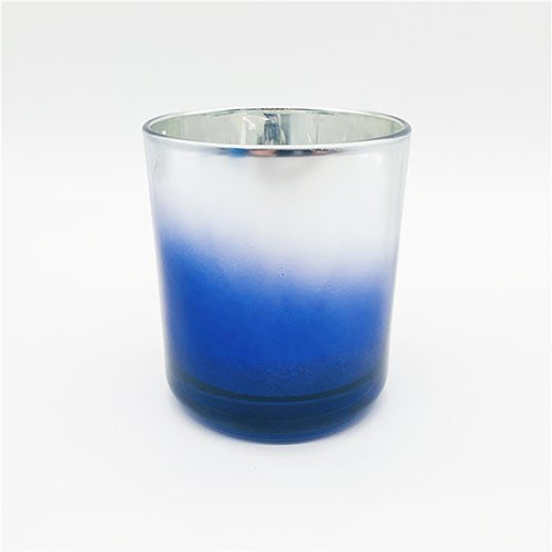 Wholesale Glass Candle Jar Sliver Base Assorted Cup with Label Outlet for Near Me Distributor in Your Country