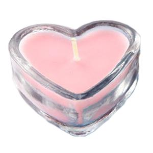Wholesale Glass Candle Jar Outlet  Heart Shape Cup for Near Me Distributor Supplier in Your Country
