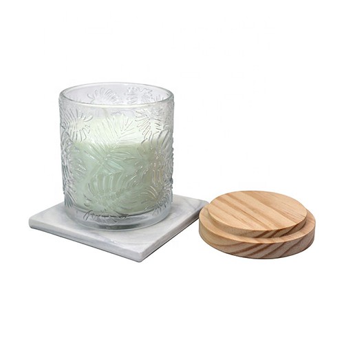 Wholesale Glass Candle Jar with Wood Lid for Scented Soy Wax Buy Factory Cheap Price