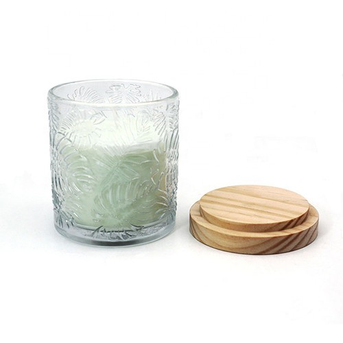 Wholesale Glass Candle Jar with Wood Lid for Scented Soy Wax Buy Factory Cheap Price