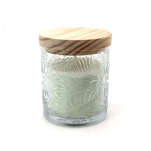 Wholesale Glass Candle Jar with Wood Lid for Scented Soy Wax Buy Factory Cheap Price