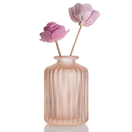 Wholesale Glass Diffuser Aromatherapy Bottle Light Pink Matte Roma Shape Jar Buy Factory Cheap Price 