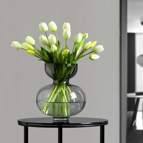 Wholesale Glass Flower Vase Custom Noridic Abstract Arrangement Creative Hydroponic Large Glass Vase from China Supplier