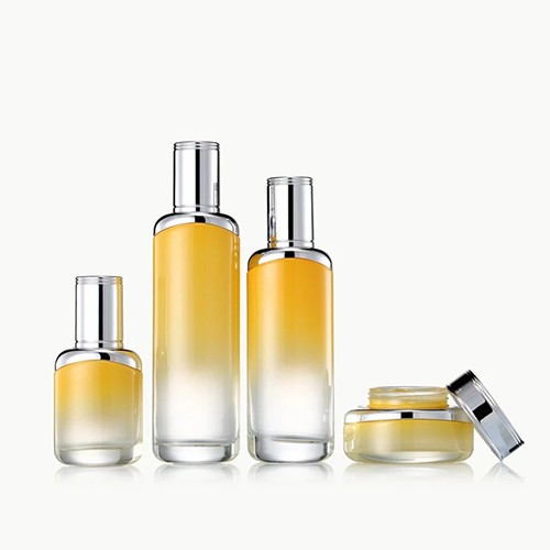 Wholesale Empty Glass Perfume Lotion Jar Skin Care Cosmetic Bottle Kit
