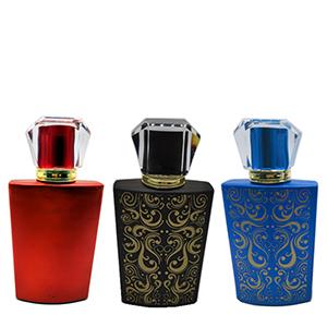Wholesale Luxury 100ml Mini Empty Perfume Sprayer Bottle with Fashinon Pattern