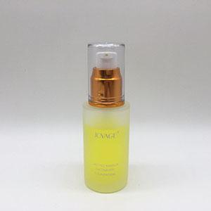 Wholesale 45 ML Matte Clear Pump Cream Lotion Cosmetic Glass Bottle with Logo