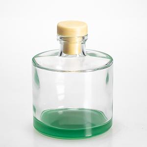 Wholesale Purchase Glass Aromatherapy Diffuser Bottle Appealing Color Bottom Glass Jar with Reed 