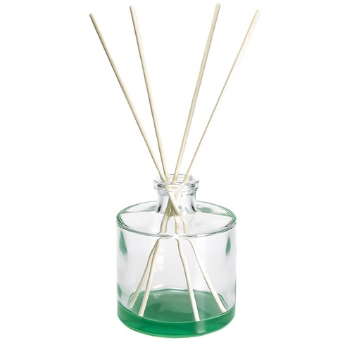 Wholesale Purchase Glass Aromatherapy Diffuser Bottle Appealing Color Bottom Glass Jar with Reed 